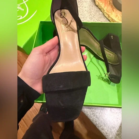 Sam Edelman Daniella Black Suede Heel - Picture 4 of 6